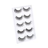 ACTROL False Eyelashes Natural Mixed 5 Pairs Fluffy Volume Wispy Handmade Long Dramatic Faux EyeLashes