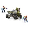 Mega Construx Halo Warthog Rally Vehicle Halo Infinite Construction Set with Master Chief Character Figure, Building Toys for Kids