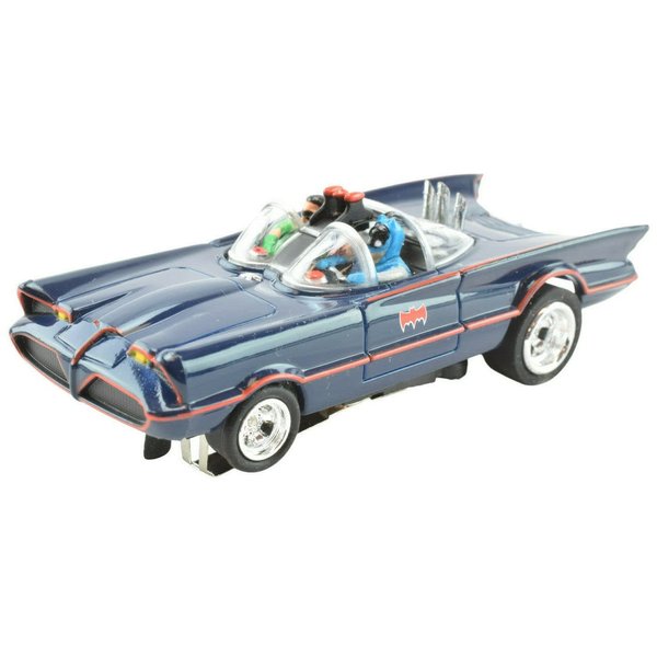 Auto World x Premium Hobbies Blue Comic Book 1966 Batman Batmobile HO Scale Slot Car CP7811
