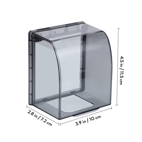 ARTIBETTER Outdoor Electrical Outlet Cover - Weatherproof Plug Protector, Wall Socket Cover for 86 Type Outlets, Easy Install, Ideal for Home and Office Use