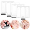 Nail Strips Nail Stickers, 1570 Pcs 40 Sheets French Manicure Nail Stickers Strips White Self Adhesive Nail Sticker Tips 4 Designs Nail Forms Nail Guides Strips Decals for Decoration DIY Tools