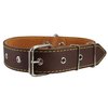 Real Thick Leather Dog Collar 16"-22" Neck Size, 1.5" Wide, Bullterrier, Pitbull