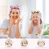 FEBuylly 5PCS Headbands for Washing Face,Microfiber Spa Towels,Absorbent headbands for Girls & Women Preventing Hair from Getting Wet or Dirty When Apply Facial Mask or Wash Face