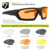 Revision Military ShadowStrike Deluxe Yellow Kit - Tan - Anti-Fog, Tactical Military Ballistic and Eye Protection Sunglasses