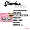Glam Lux Beauty Mystery Bundle Amorus Flush Blush Powder, Long Lasting, Buildable formula, 3D Mink Reusable Eyelashes, Sweet Dose Lip Oil Nourishing & Exfoliating