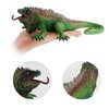 Fantarea Realistic Green Wild Animal Model Figures Lizard Figurines Party Favors Supplies Cake Toppers Decoration Collection Set Education Toys for Boys Girls Kid Toddlers
