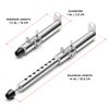 TURBRO Adjustable Window Security Lock Bar, Sliding Door Jammer, Extendable from 7.5" to 13.5" for Sliding Windows with AC Unit Installed, Stainless Steel