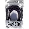 Parlux 3200 Plus Black Hair Dryer and M Hair Designs Tangle Stop Cord Cover Detangler Black (Bundle 2 Items)
