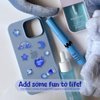 BYETOCE Cartoon Thick Puffy Stickers Cute Blue Kitten Animal Theme Soft Stickers 3D Reusable Tiny Patch for Scrapbooks Planner Journals Laptops Phone Case DIY