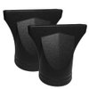 Cabilock Nozzle Hair Dryer 2Pcs Hair Dryer Nozzles Plastic Hair Dryer Diffuser Reusable Hair Dryer Replacement Blow Flat Hairdressing Salon Styling Tools Black (Inner Diameter 1.77 inch)