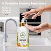 THERAPINA Aromatherapy Luxury Liquid Hand Soap – Vegan, Moisturizing Hand Wash with Aloe Vera, Botanical Oils, Fresh Citrus Scent – Fancy Liquid Hand Soap for Bathrooms, Kitchen, More, 16 Oz.
