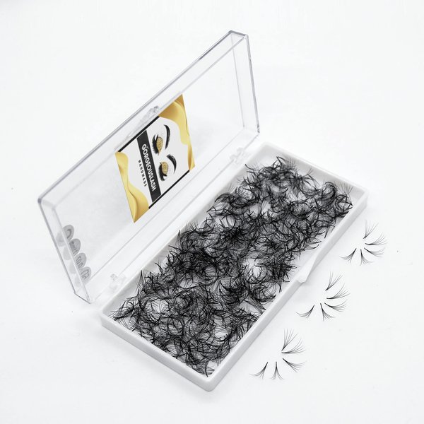 1000 Premade Lash Fans. 10D, 8D, 7D, 6D, 5D, 4D, 3D. Eyelash extensions, Handmade! (5D Curl C - 1000 Fans, 12mm)