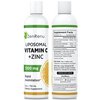 Zenrenu Liposomal Vitamin C and Zinc Liquid Drink for Adults & Kids - Non GMO Sunflower Lecithin - Max Antioxidant & Immune Support, 5 oz / 150 ml