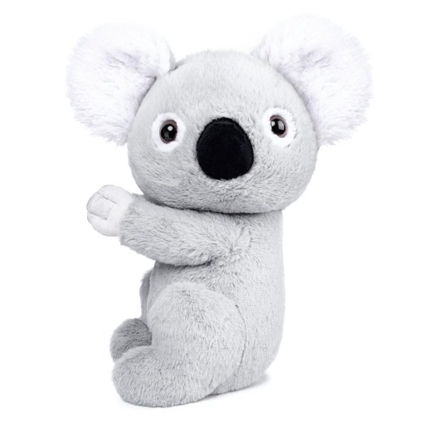 WEIGEDU Huggable Koala Bear Stuffed Animal Furry Cuddly Ears Koala Bear Plush Toy for Boys Girls Babies Kids Birthday Bedtime Gifts, 12.6“ Gray