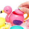 Boley Zoo Troop: Flamingo Tea Set - 13 Pieces - Animal Tea Party Set, Flamingo Tea Pot & Accessories, Food & Kitchen Pretend Play, Toddler & Kids Ages 2+