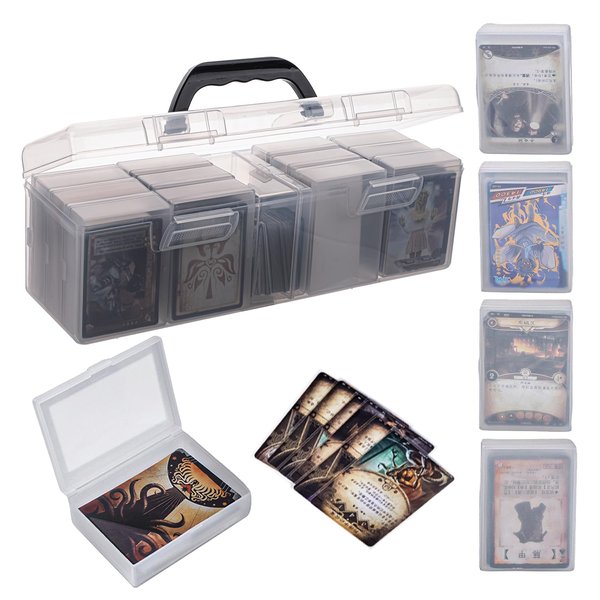 JEPISADI Card Storage Box,Trading Card Storage Box, Approximately 900 Baseball Card Storage Box, With 13 Small Boxes, can be compatible with a variety of cards, forTCG, for MTG, for Magic Commander.