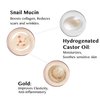 Lamelin Gold Snail Peeling Gel, 24K Gold Face Exfoliator, Natural Gentle Scrubber, Blackhead Remover, Pore & Acne Scar Minimizer, All Skins, 5.07 fl oz Made In Korea