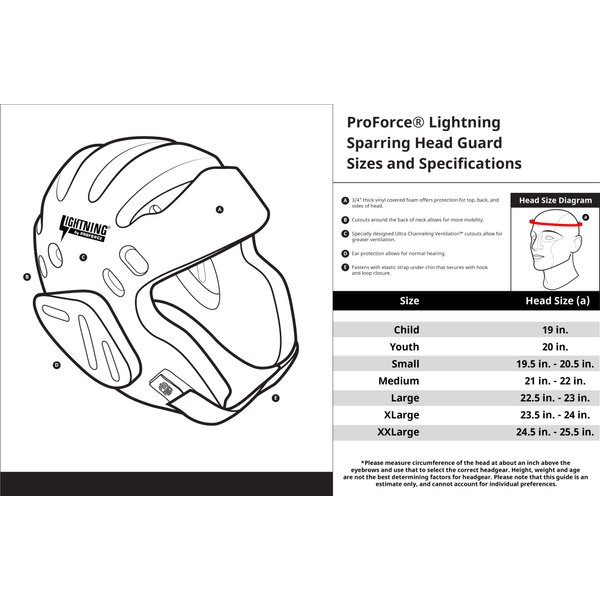 ProForce Lightning Karate/Martial Arts Sparring Headgear (Pink, Medium (Head Circ: 21-22")