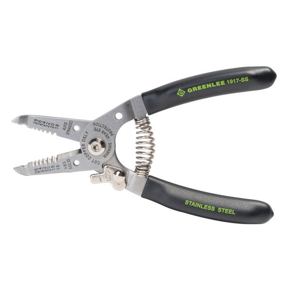 Greenlee Hand Tools Stainless Steel Wire Stripper (1917-SS), 16-26AWG