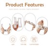 Canitor Spa Headband Wrist Bands Set with Hair Clips Skincare Headband for Washing Face Non Slip Puffy Terry Cloth Makeup Headband Cute Women Teen Girls Gifts Trendy Stuff Hair Accessories