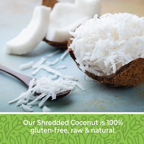 Shredded Coconut Unsweetened, 1 lb. Unsweetened Coconut Flakes, Dried Coconut Shavings, Dry Coconut Shredded, Flaked Coconut Shreds. All Natural, Non GMO, Pure Unsweetened Shredded Coconut 16 oz.