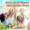 Simgoing 48 Pcs Farm Animals Bubbles Animals Party Favors Mini Bubble Wand 12 Sheets Farm Temporary Tattoos Stickers Barnyard Animal Theme Party Favors for Birthday Holiday Goodie Bag Stuffers Gift