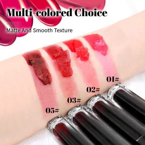 DAGEDA 2 Colors Peel Off Lip Liner Stain Set, Tattoo Color Lip Tint Stain, Long Lasting and Waterproof Lip Stain Peel off Lip Makeup,Peel Off Lip Liner with Natural Matte Finish (01+03)