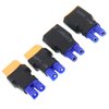 2Pairs Treehobby RC XT60 to EC2 Plug Female Male Adapter Connector for Lipo NiMH NiCd Battery Charger ESC