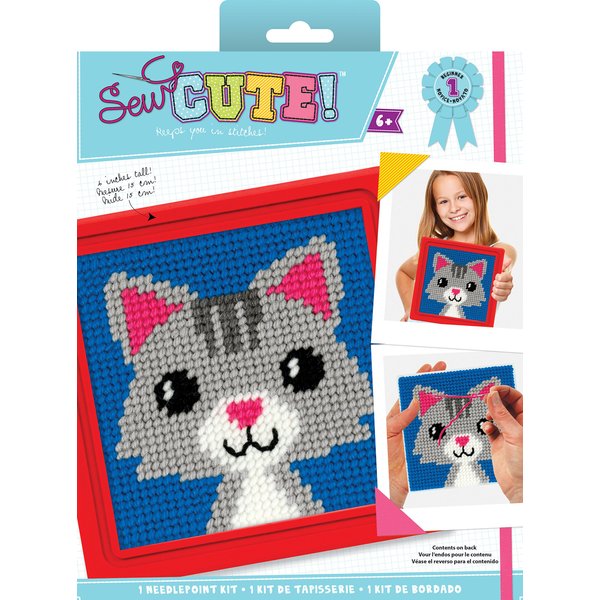 ColorBok Sew Cute Needlepoint Lola Cat