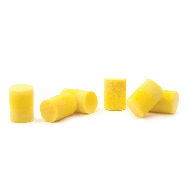 D'Addario Accessories Planet Waves Comfort Fit Foam Ear Plugs, 3 Pair, Yellow