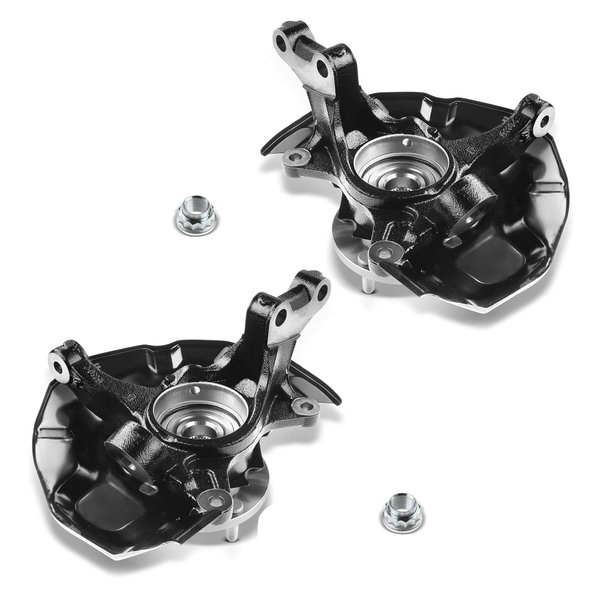 Front Left & Right Side Steering Knuckle & Wheel Bearing Hub Assembly Fits Toyota Camry 2004-2006 3.0L or 3.3L, Lexus ES330 2004-2006 3.3L 686-273