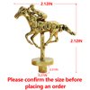 Grhonior Metal Horse for Horse Racing Board Game,Gold x4, Rose Gold x4, Silver x3 Classic Style Collection Souvenirs (Gold 4+Rose Gold 4+Silver 3)