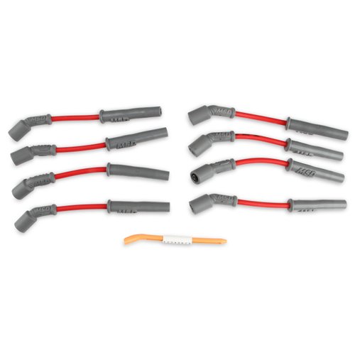 MSD 32819 Super Conductor Spark Plug Wire Set, GM LS1, 97-On, Vette, Camaro