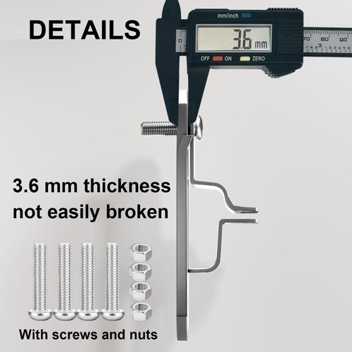 ESUDNT Cargo Trailer Door Latch, Trailer Latches, Trailer Hasp, Enclosed Trailer Door Latch, Cam Lock Latch Keeper for Enclosed Cargo Trailer, Ramp Trailer (2 Pack)