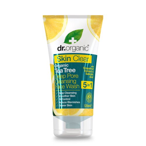 Dr Organic SkinClear Deep Pore Cleansing Face Wash 125ml