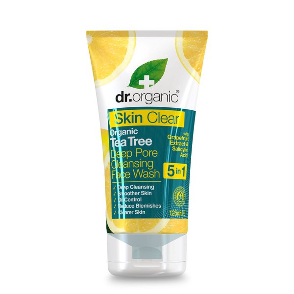 Dr Organic SkinClear Deep Pore Cleansing Face Wash 125ml