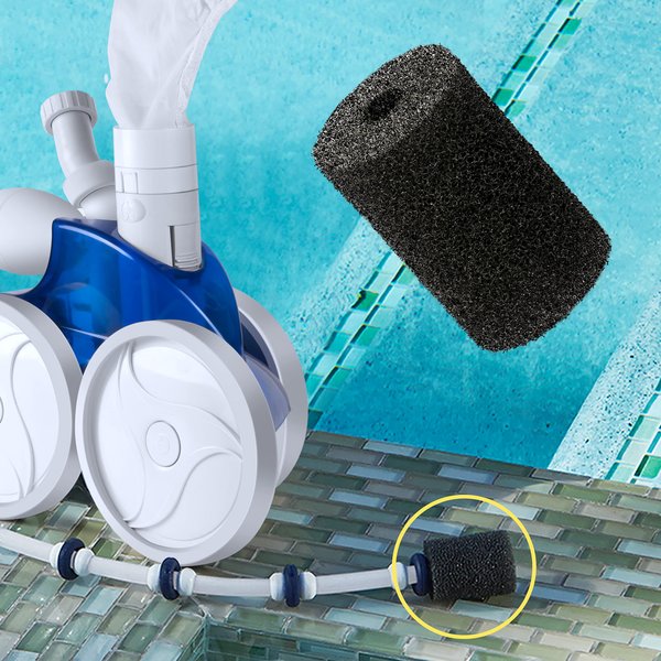 muscccm for Polaris Pool Cleaner Parts, 12 Pack Sweep Hose Tail Scrubbers Replacement for Sweep Pool Cleaner Fits Polaris 180 280 360 380 480 3900,Fits Polaris Pool Cleaner Backup Filter Parts