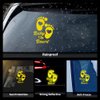 Iprokiu High Intensity Reflective Prince and Princess on Board Sticker for Car Waterproof Baby on Board Car Bumper Window Decal Reflective Safety Sign Kids on Board Car Sticker (Pink)