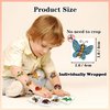 UVUXO 102 PCS Individually Wrapped Bug Temporary Tattoo for kids - Insect Temporary for Girls Boy Body Arm Shoulder Cute Tattoos Stickers, Birthday Party Supplies Gifts for Kids