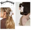 Halloween Hair Clips Cute Ghosts Claw Clips Strong Hold Non Slip Hair Clips White Hair Accessories for Women Halloween Hair Clip Claw Clips for Thick Thin Hair Styling Accessories 1Pcs (Style 1)