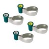 Windplusya Dental Double-Side Contoured Anatomically Shaped Matrix Bands, Adjustable Dental Matrices Matrix Bands, 0.03/0.038mm Knob Type Matrix (Yellow, 5mm)