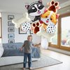 8 Pcs Dog Balloon 28 Inch Corgi Husky Puppy Foil Balloons Dog Paw Balloon Paw Print Balloons Dog Balloons for Puppy Birthday Party Decorations Dog Birthday Party Supplies