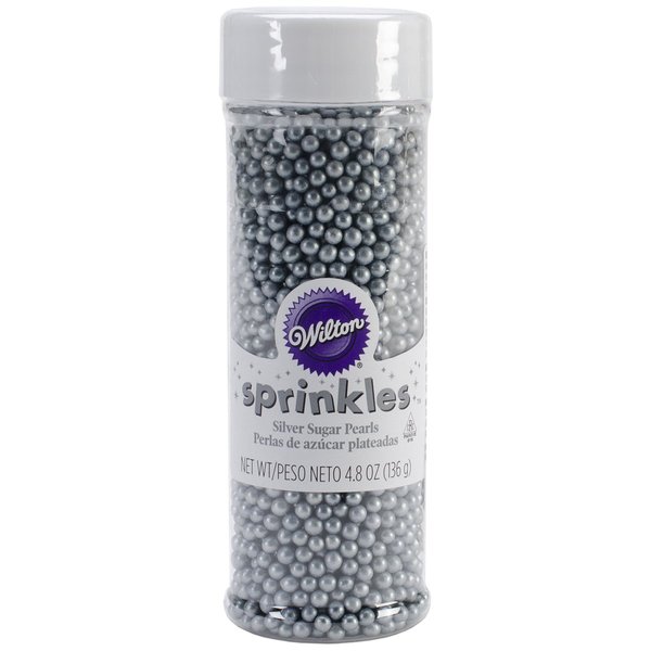 Wilton Sugar Pearls, 4.8-Ounce, Silver