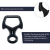 Fusion Climb Aluminum Descender Rescue Figure 8 Descender with Ears/Horns Rappelling Gear Belay Device Climbing Skills