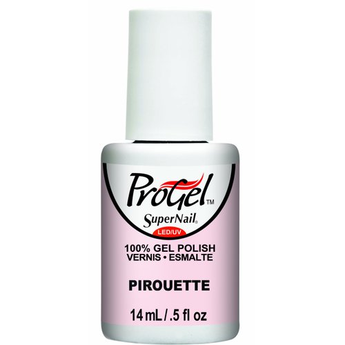 Supernail Progel Nail Lacquer, Pirouette, 0.5 Fluid Ounce