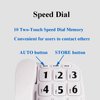 JeKaVis JF11W Big Button Phone for Elderly Amplified Corded Phones for Hearing Impaired Aid Senior Phone with Loud Handsfree Speakerphone Home Phone Landline