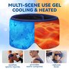 Cooling Gel Eye Masks for Cold & Warm Compress, Ice Cold Sleep Mask for Puffy Eyes, Dark Circles, Migraine & Headache Relief, Soft Thick Gel for Long-lasting Comfort for Eye Strain, Dry Eye(Blue)