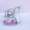 MON AMI Phelia Unicorn Plush Toy & Purse, Unicorn Stuffed Animal Toy with Pet Carrier Set, Stuffed Animal Bag, Ideal Gift for Christmas for Little Girls, Toddlers