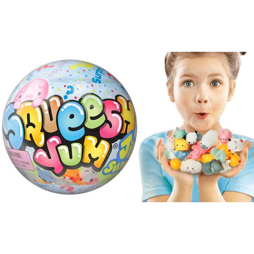 JA-RU Mini Mochi Squishy Animals Mystery Ball (1 Ball, 5 Mochi Squishy Toy) Slow Rise Squishies for Kids. Anger Management Toys. Kawaii Party Favors, Treasure Box Prizes. 3334-1p