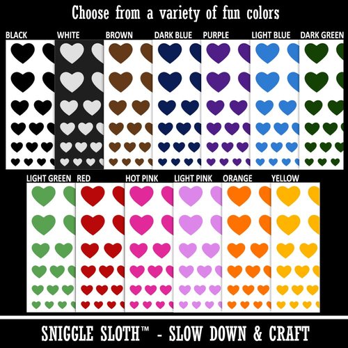 Heart Solid Temporary Tattoo Water Resistant Fake Body Art Set Collection - Light Blue (One Sheet)